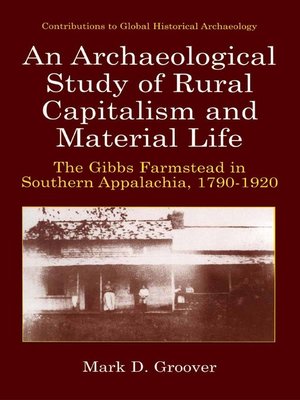 cover image of An Archaeological Study of Rural Capitalism and Material Life
